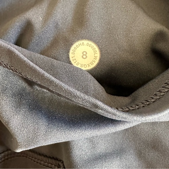 Women’s Peloton Lululemon Wunder Train High Rise Tight with Pockets 25” Navy - Picture 3 of 3